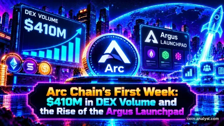 Arc Chain’s First Week: $410M in DEX Volume and the Rise of the Argus Launchpad