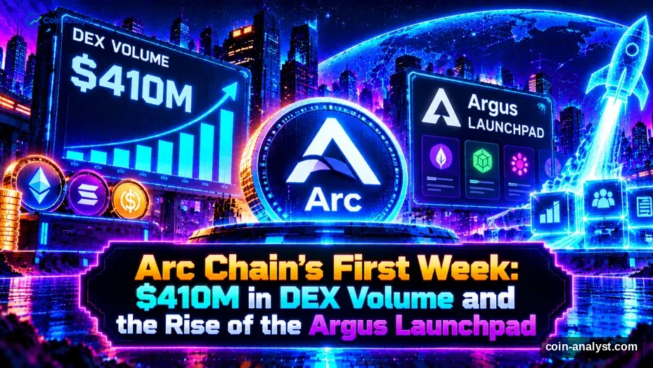 Arc Chain’s First Week: $410M in DEX Volume and the Rise of the Argus Launchpad