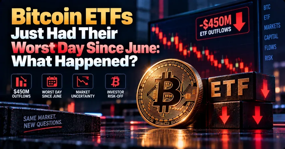 Bitcoin ETFs Just Had Their Worst Day Since June: What Happened?