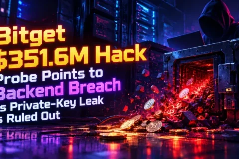 Bitget $351.6M Hack Probe Points to Backend Breach as Private-Key Leak Is Ruled Out