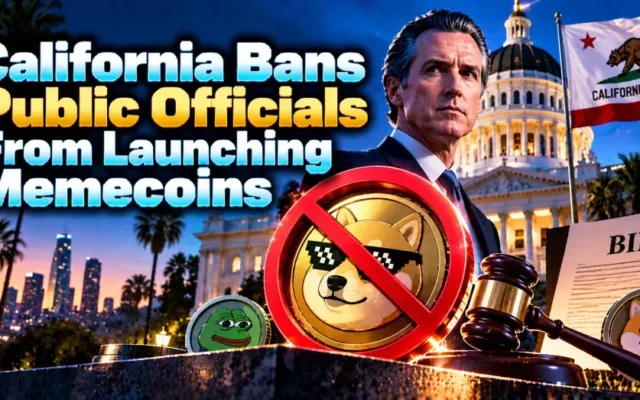 California Bans Public Officials from Launching Memecoins