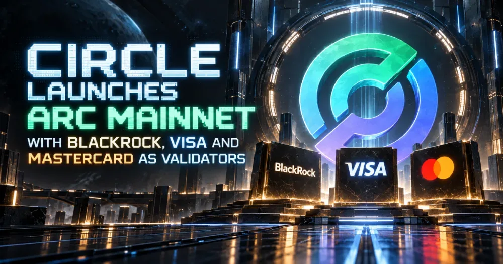 Circle Launches Arc Mainnet With BlackRock, Visa and Mastercard as Validators