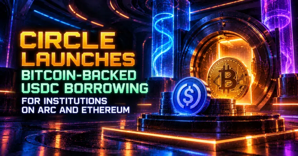 Circle Launches Bitcoin-Backed USDC Borrowing for Institutions on Arc and Ethereum