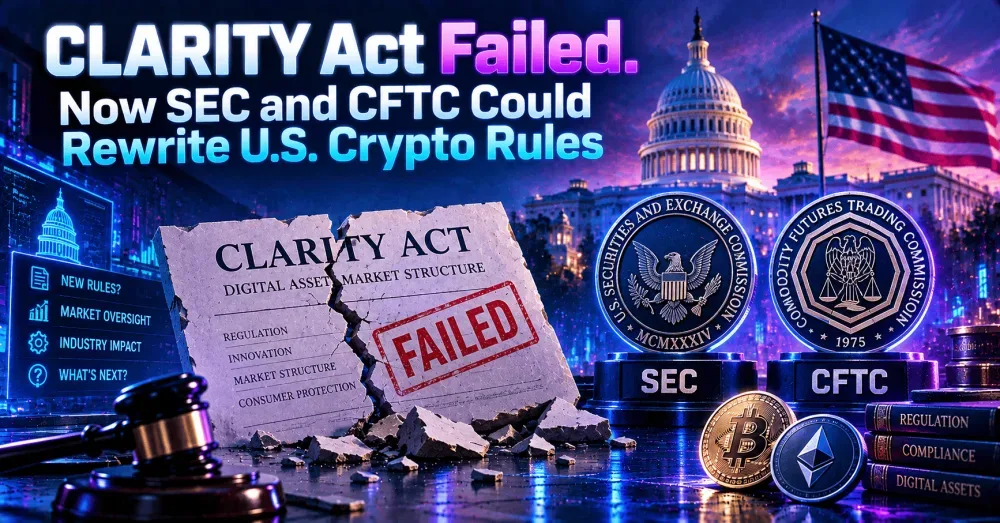 CLARITY Act Failed. Now SEC and CFTC Could Rewrite U.S. Crypto Rules