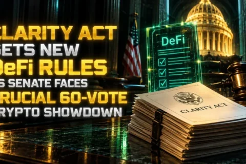 Clarity Act Gets New DeFi Rules as Senate Faces Crucial 60-Vote Crypto Showdown