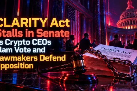 CLARITY Act Stalls in Senate as Crypto CEOs Slam Vote and Lawmakers Defend Opposition