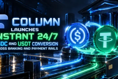 Column Launches Instant 24/7 USDC and USDT Conversion Across Banking and Payment Rails