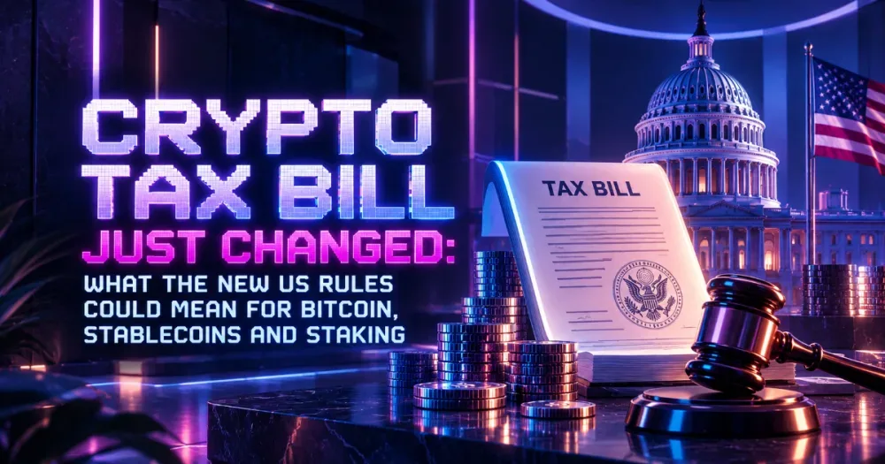 Crypto Tax Bill Just Changed: What the New US Rules Could Mean for Bitcoin, Stablecoins and Staking