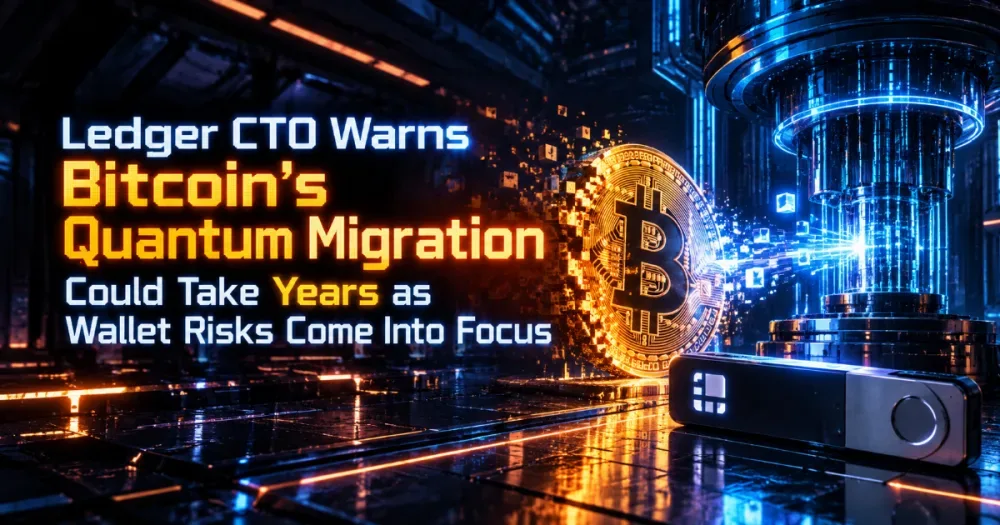 Ledger CTO Warns Bitcoin’s Quantum Migration Could Take Years as Wallet Risks Come Into Focus