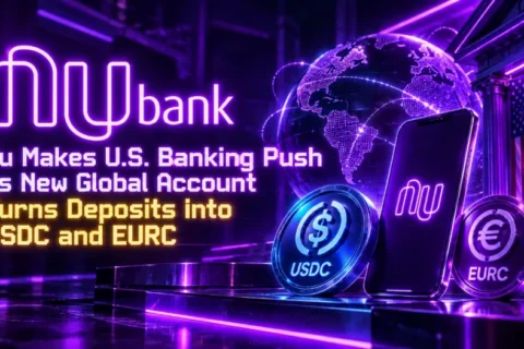 Nu Makes U.S. Banking Push as New Global Account Turns Deposits Into USDC and EURC