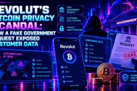 Revolut’s Bitcoin Privacy Scandal: How a Fake Government Request Exposed Customer Data