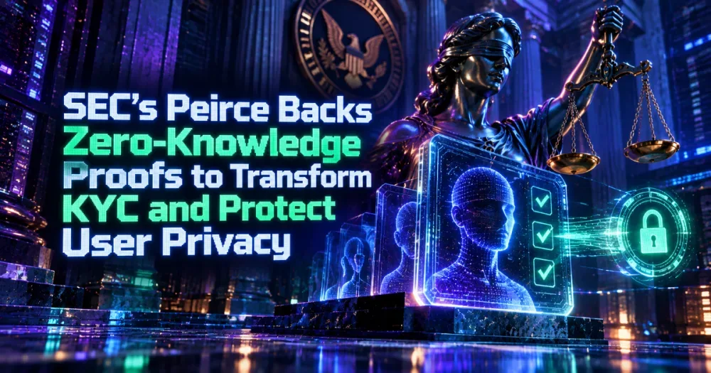 SEC’s Peirce Backs Zero-Knowledge Proofs to Transform KYC and Protect User Privacy