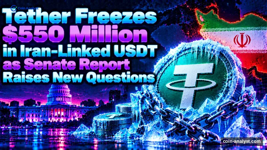 Tether Freezes $550 Million in Iran-Linked USDT as Senate Report Raises New Questions