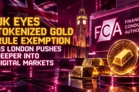 UK Eyes Tokenized Gold Rule Exemption as London Pushes Deeper Into Digital Markets