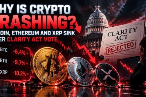 Why Is Crypto Crashing? Bitcoin, Ethereum and XRP Sink After CLARITY Act Vote