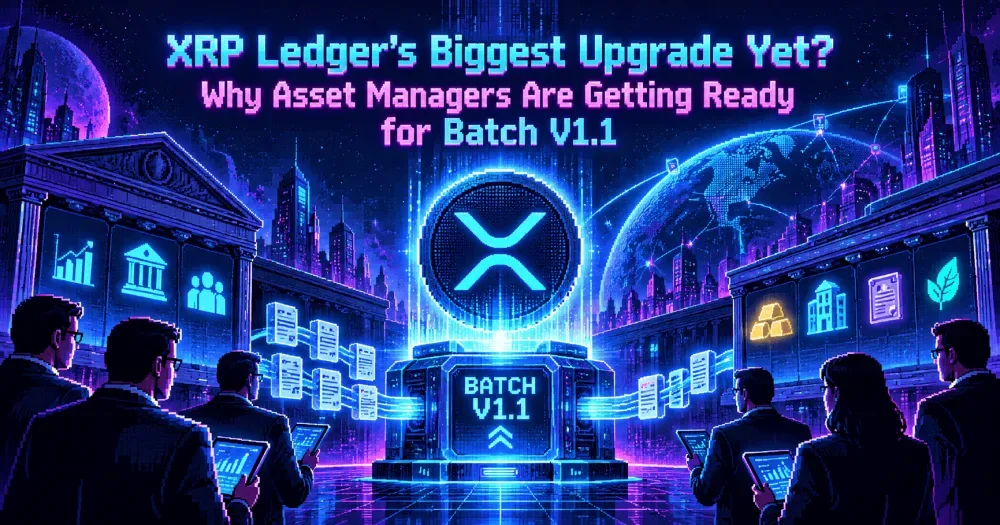 XRP Ledger’s Biggest Upgrade Yet? Why Asset Managers Are Getting Ready for Batch V1.1