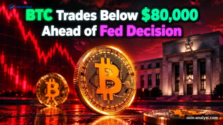 $110M ETF Inflow Fails to Lift Bitcoin Above $80K Before Fed