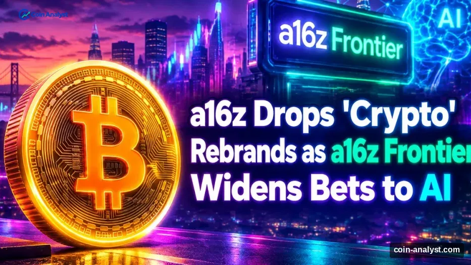 a16z Frontier Rebrand Keeps Crypto in Play as Firm Expands Into AI and Biology