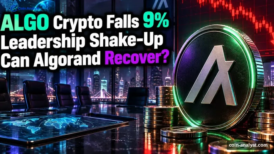 Algorand (ALGO) Price Drops 8.6% as Marketing Chief Exits Foundation