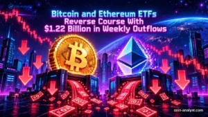 Bitcoin and Ethereum ETFs Reverse Course With $1.22 Billion in Weekly Outflows