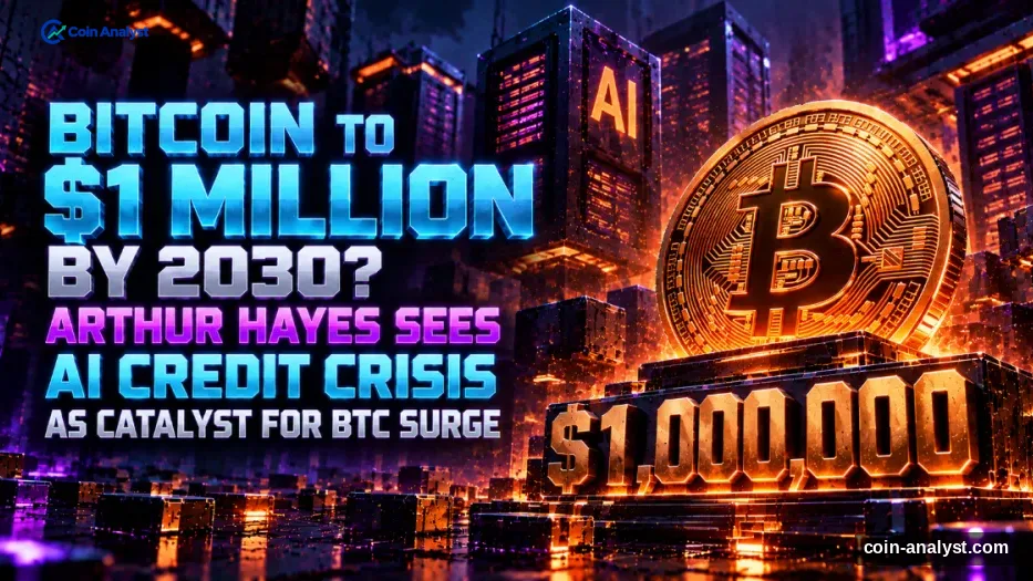 Bitcoin Price to $1 Million? Arthur Hayes Says AI Credit Crisis Could Trigger a Massive BTC Surge