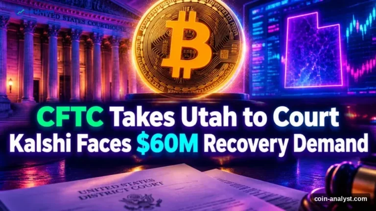 CFTC Sues Utah After $60M Kalshi Profit Demand Over Prediction Markets