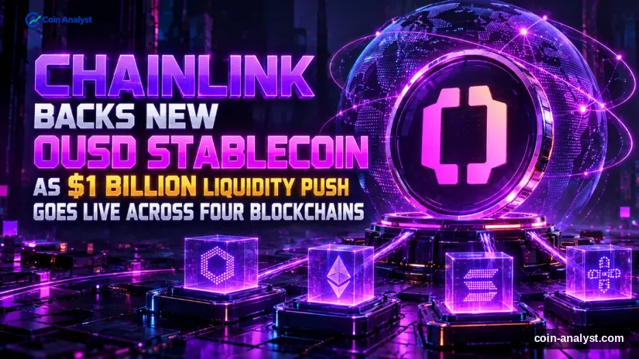 Chainlink Backs New OUSD Stablecoin as $1 Billion Liquidity Push Goes Live Across Four Blockchains