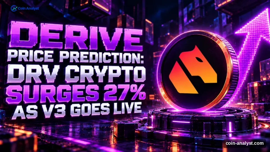 Derive Price Prediction: DRV Crypto Surges 27% as V3 Goes Live