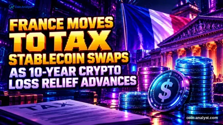 France Moves to Tax Stablecoin Swaps as 10-Year Crypto Loss Relief Advances