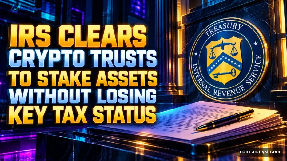IRS Clears Crypto Trusts to Stake Assets Without Losing Key Tax Status