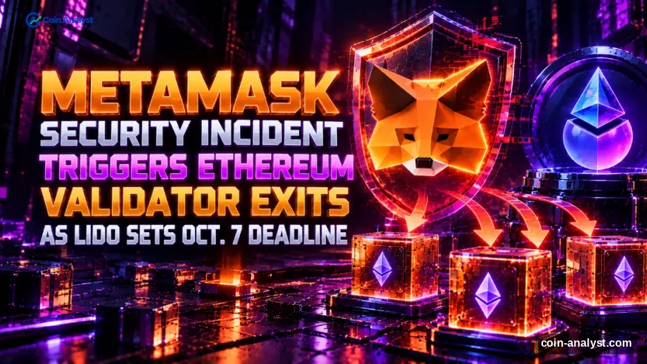 MetaMask Security Incident Triggers Ethereum Validator Exits as Lido Sets Oct. 7 Deadline