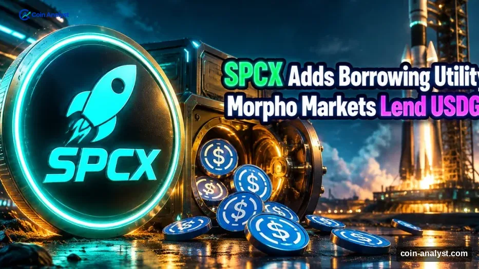 Morpho Opens USDG Borrowing Against Robinhood’s SPCX Token