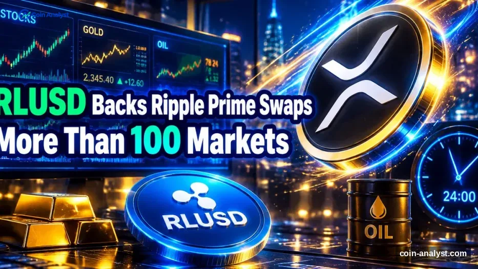 Ripple Prime Opens 100-Plus Markets to 24/7 Swaps With RLUSD Collateral