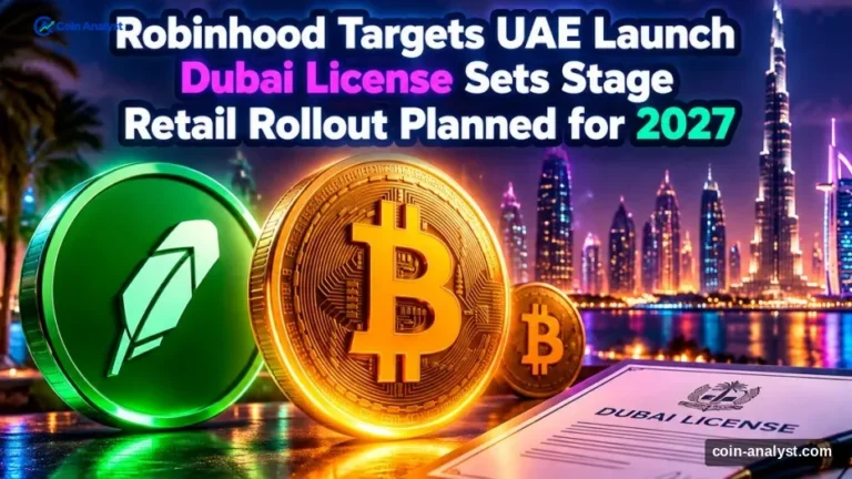 Robinhood Targets 2027 UAE Launch With Dubai Retail Crypto License