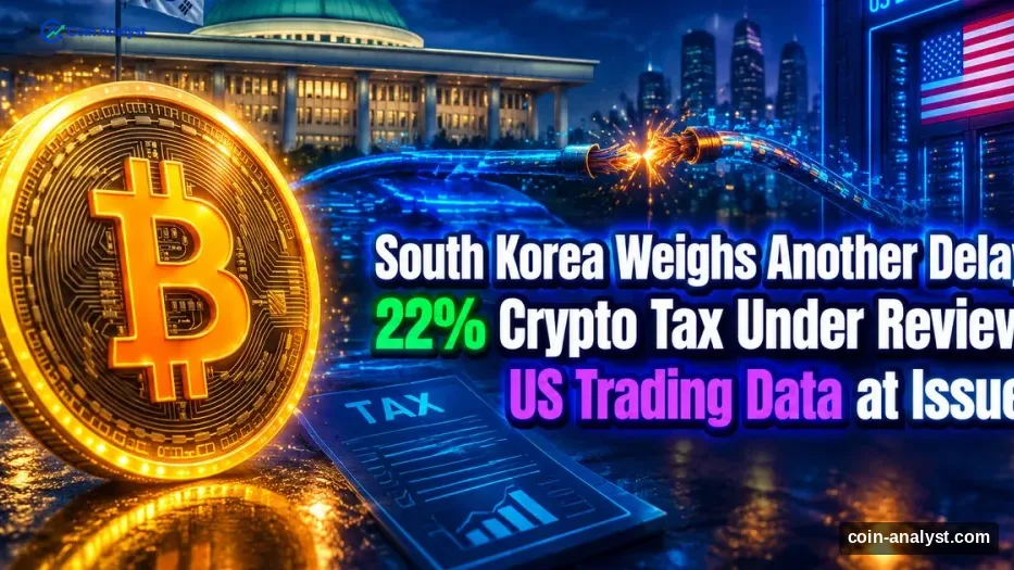 South Korea Weighs Fourth Delay of 22% Crypto Tax to 2029