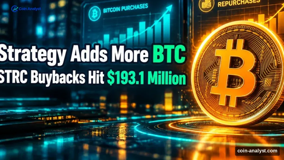 Strategy Buys 267 Bitcoin for $22.1 Million as STRC Buybacks Reach $193.1M