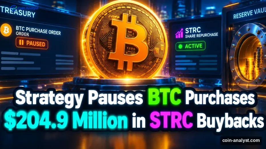 Strategy Pauses Bitcoin Purchases, Buys Back $205M in STRC