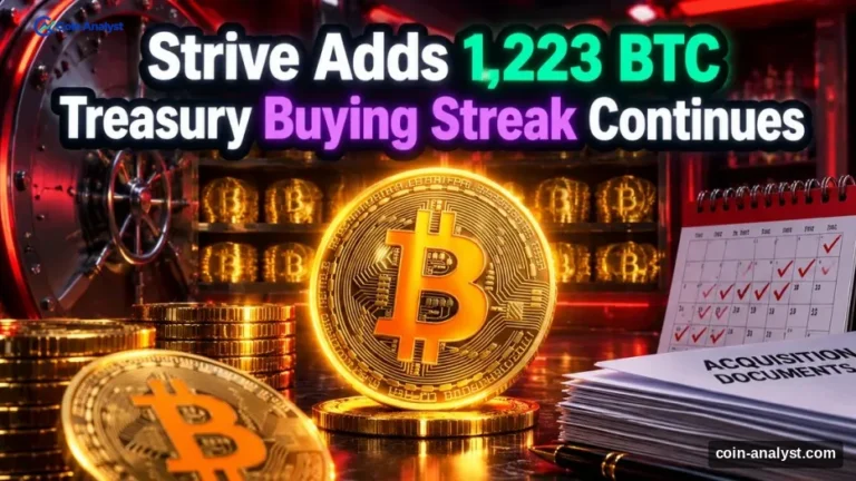 Strive Bitcoin Holdings Reach 36,818 BTC After $100 Million Purchase