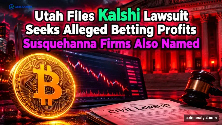 Utah Seeks $30M-$60M From Kalshi and Partners Over Alleged Illegal Betting