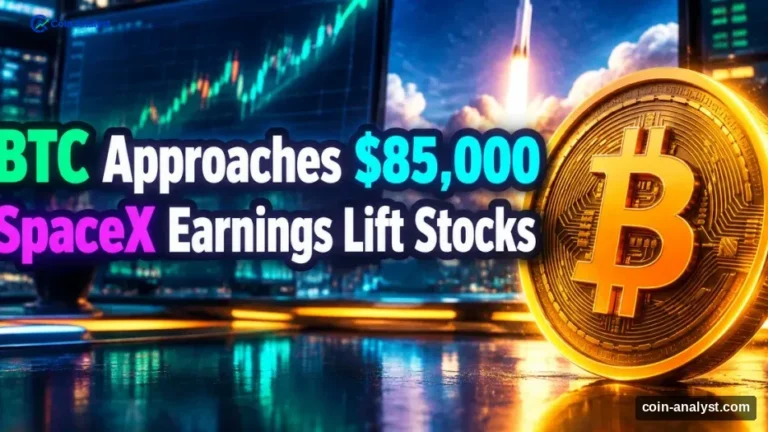 Why Is Bitcoin Going Up? BTC Nears $85K as US Stocks Rise