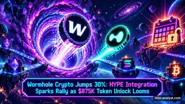 Wormhole Crypto Jumps 30%: HYPE Integration Sparks Rally as $875K Token Unlock Looms
