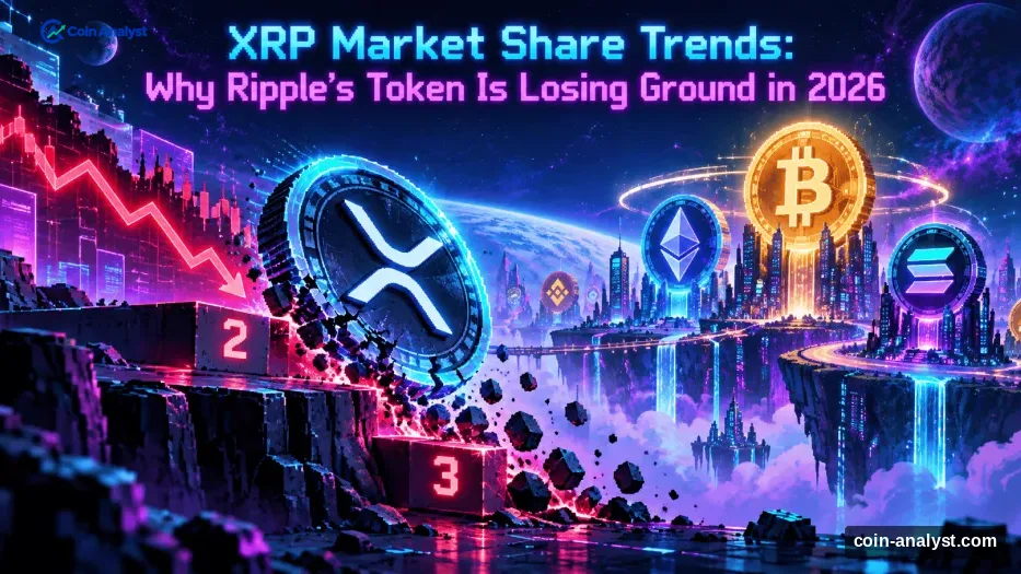 XRP Market Share Trends: Why Ripple’s Token Is Losing Ground in 2026